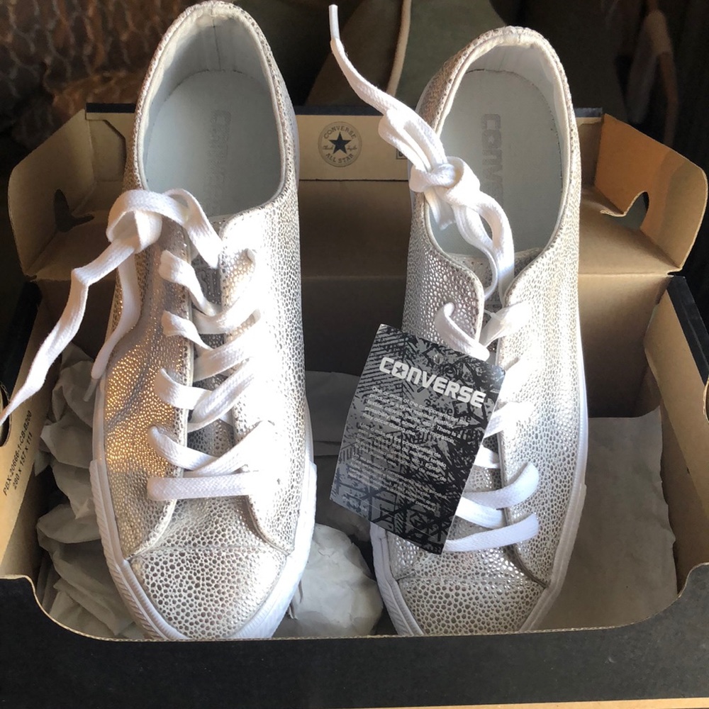 *BRAND NEW* Converse Womens CTAS Gemma in Pure Silver